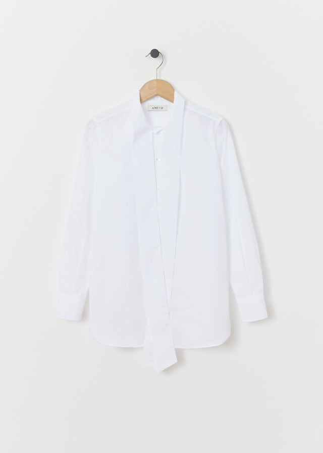 GARBO SHIRT — WHITE