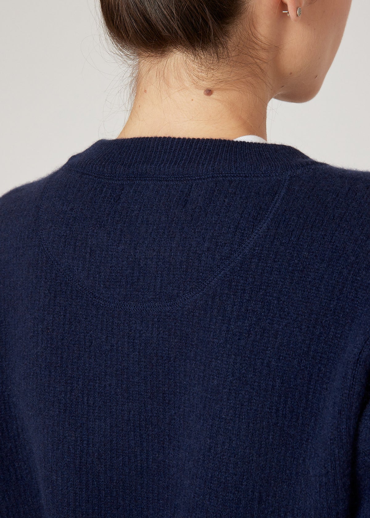 GENE CASHMERE SWEATER — NAVY