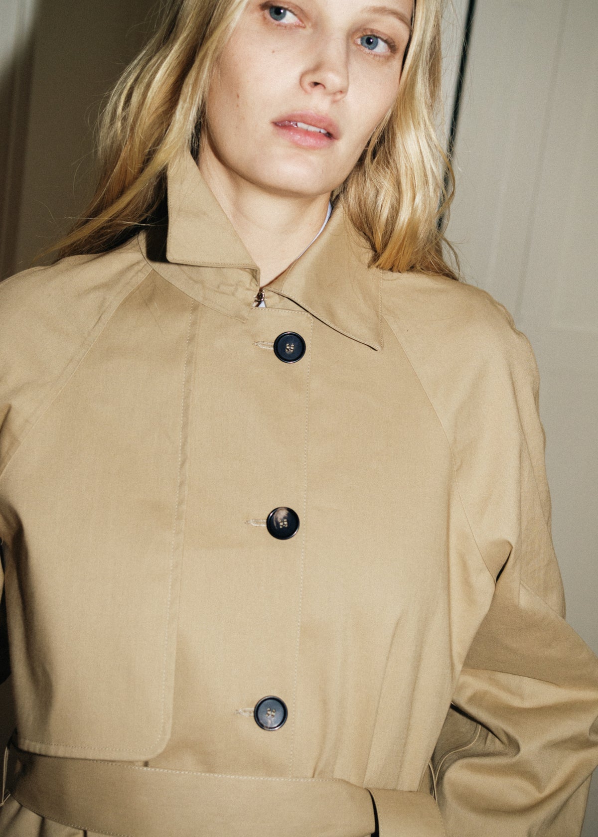 GIA TRENCH COAT — FAWN