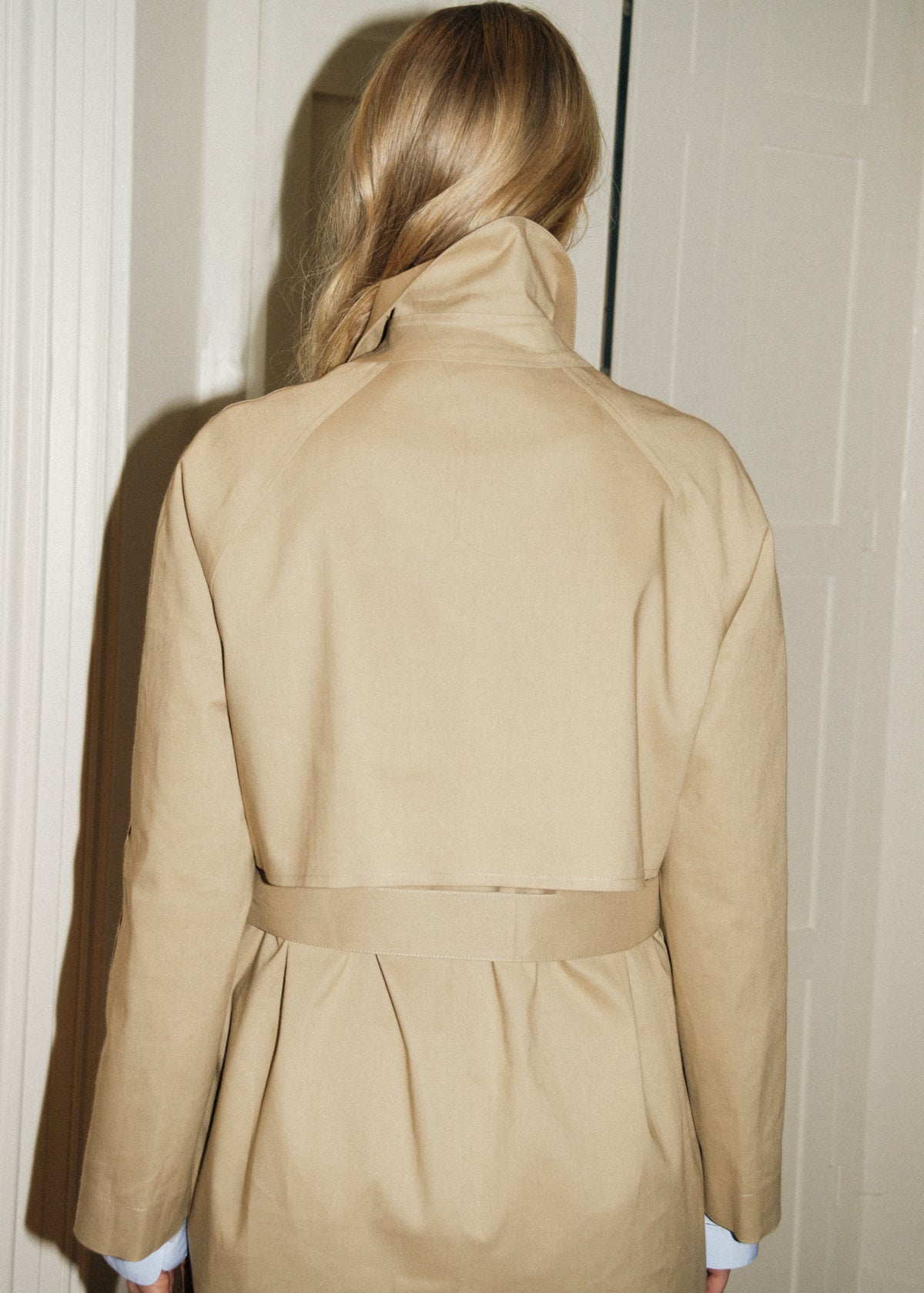 GIA TRENCH COAT — FAWN