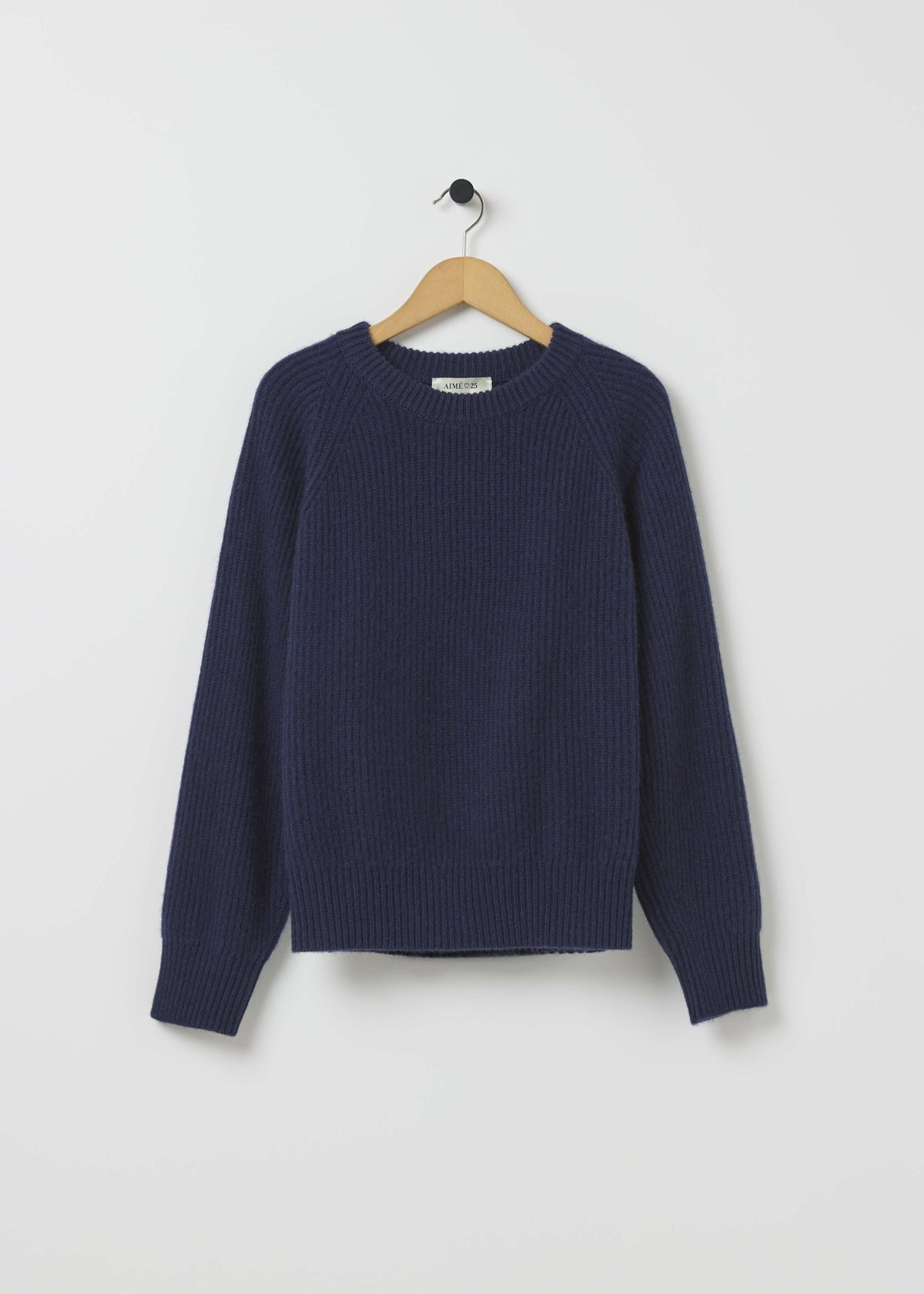 GIGI CASHMERE JUMPER — NAVY
