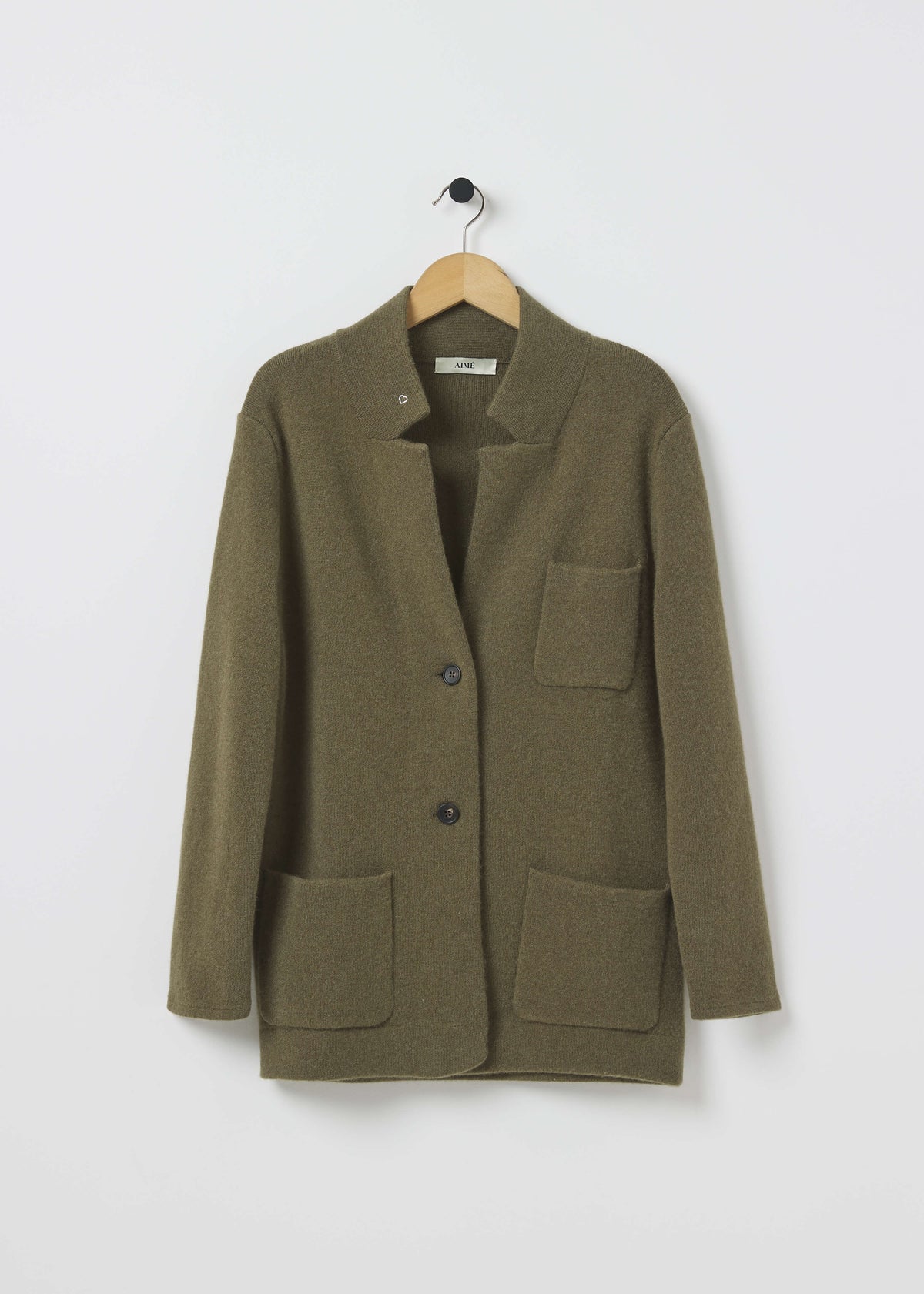 GILDA CASHMERE JACKET — KHAKI