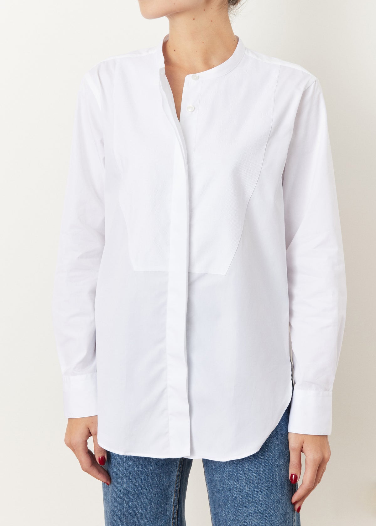 GRETA SHIRT — WHITE