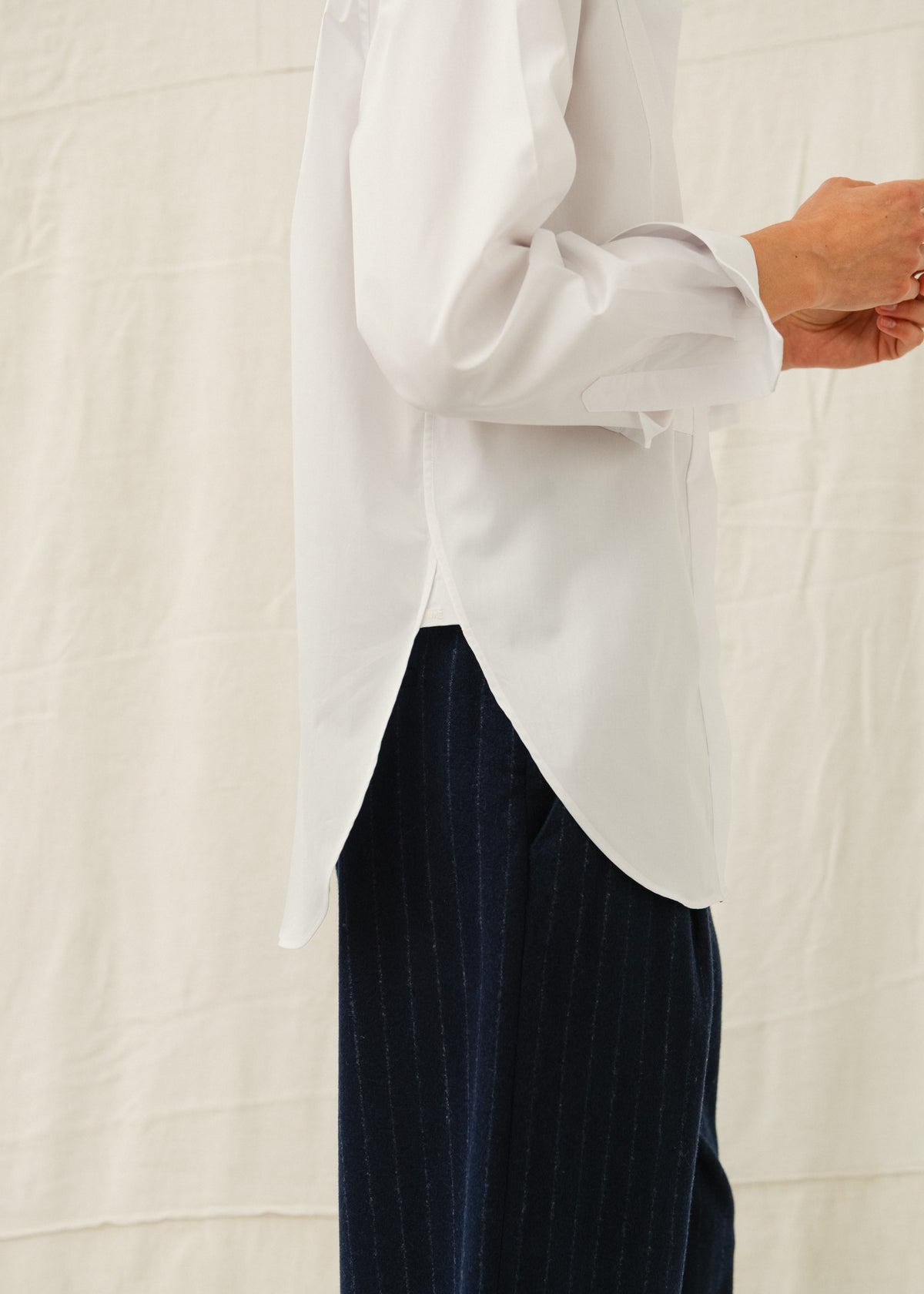 GRETA SHIRT — WHITE