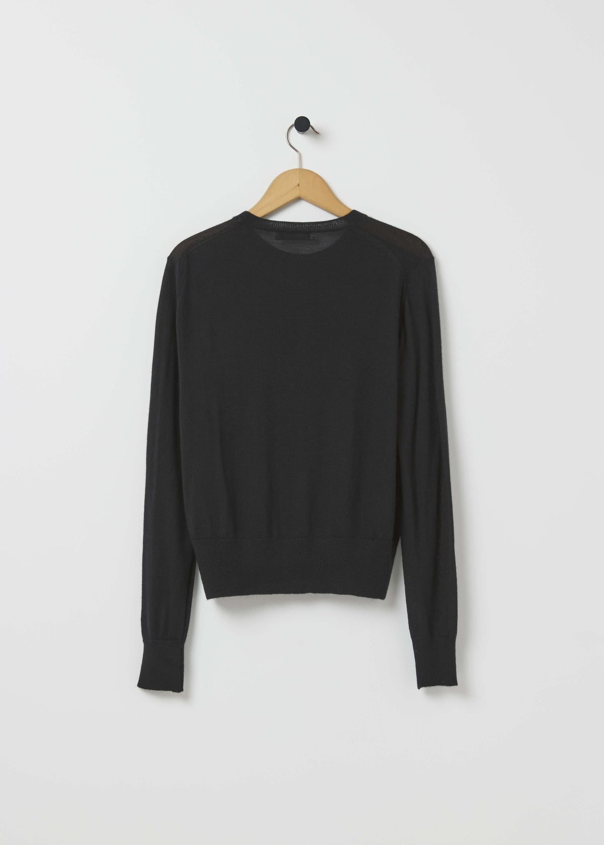 HERBIE CASHMERE TOP — BLACK