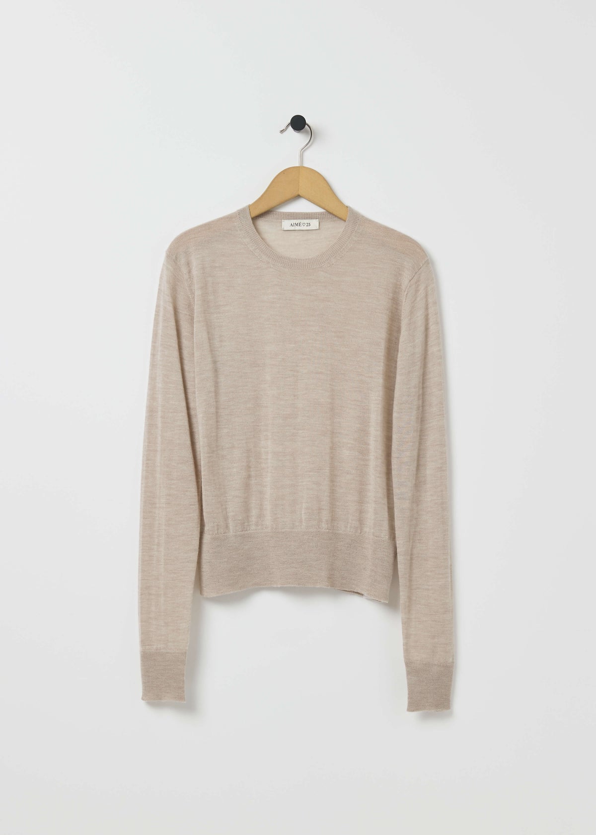 HERBIE CASHMERE TOP — STONE
