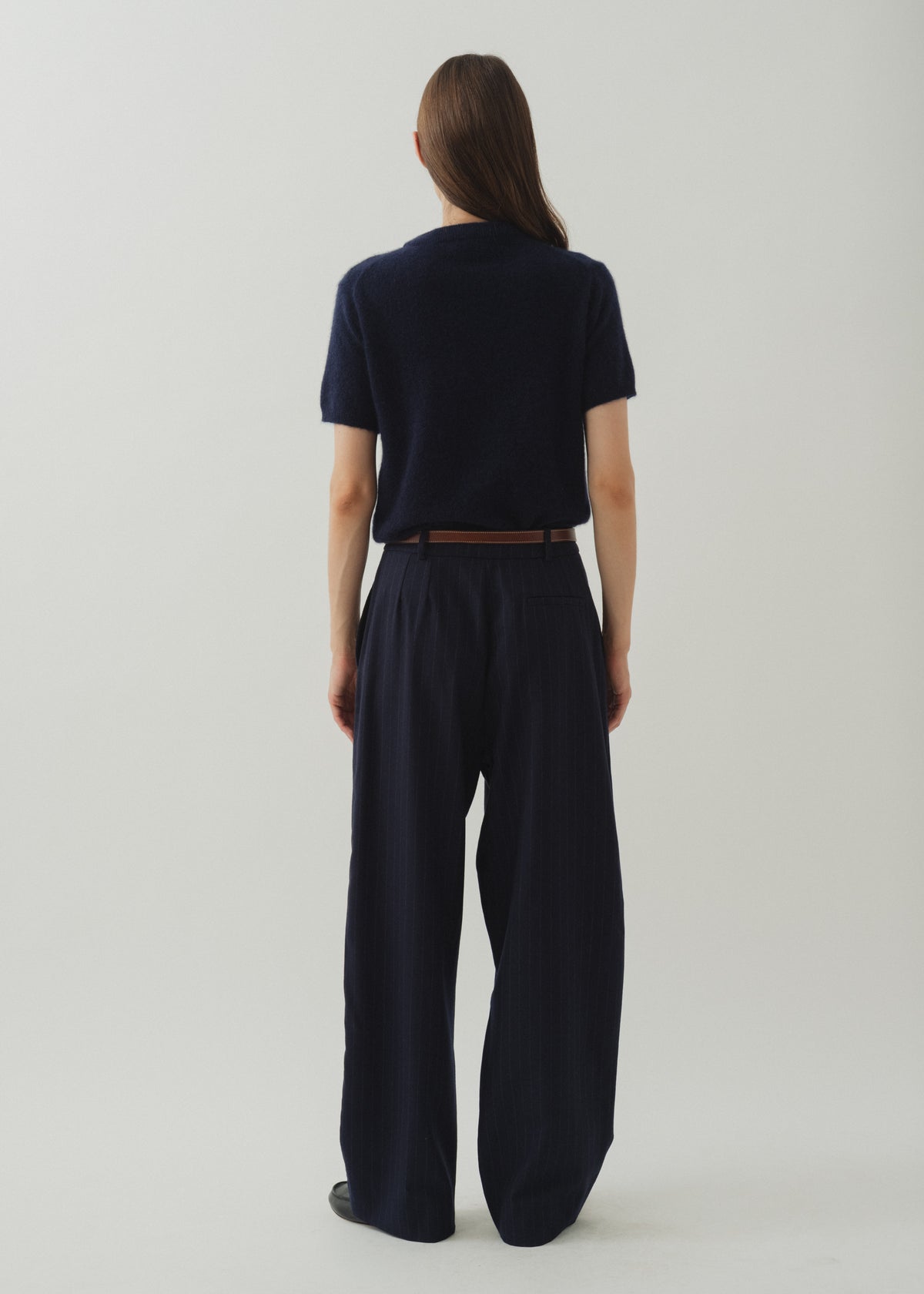 IGGY CASHMERE TEE — MARINE