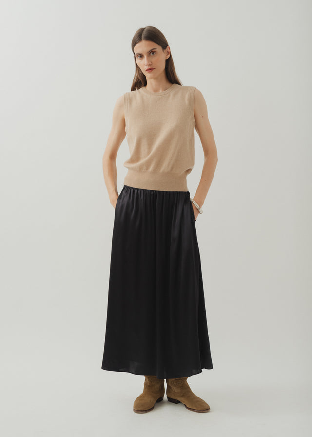 IKE CASHMERE VEST — SAND