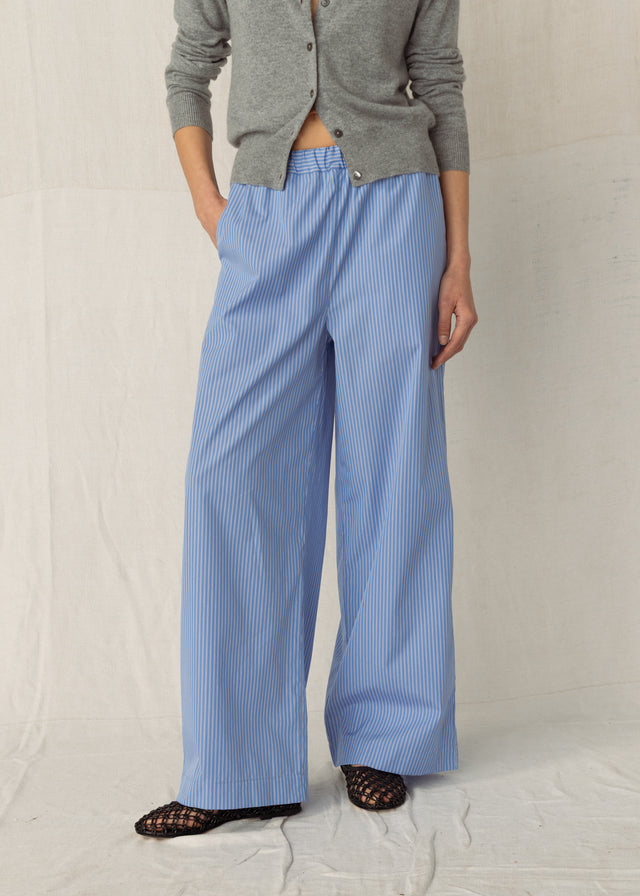 IVAN PALAZZO TROUSERS — DARK NAVY