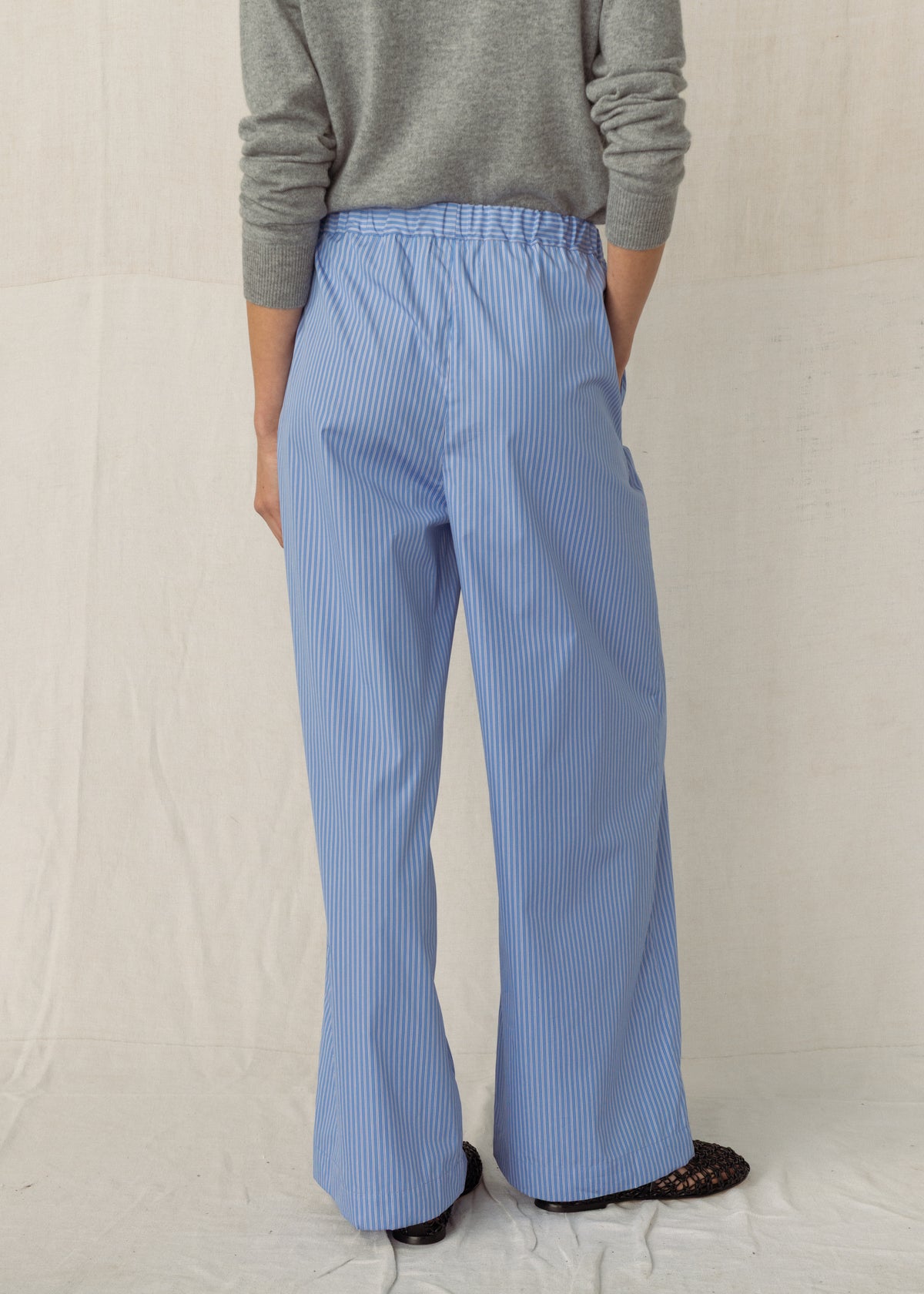 IVAN PALAZZO TROUSERS — DARK NAVY
