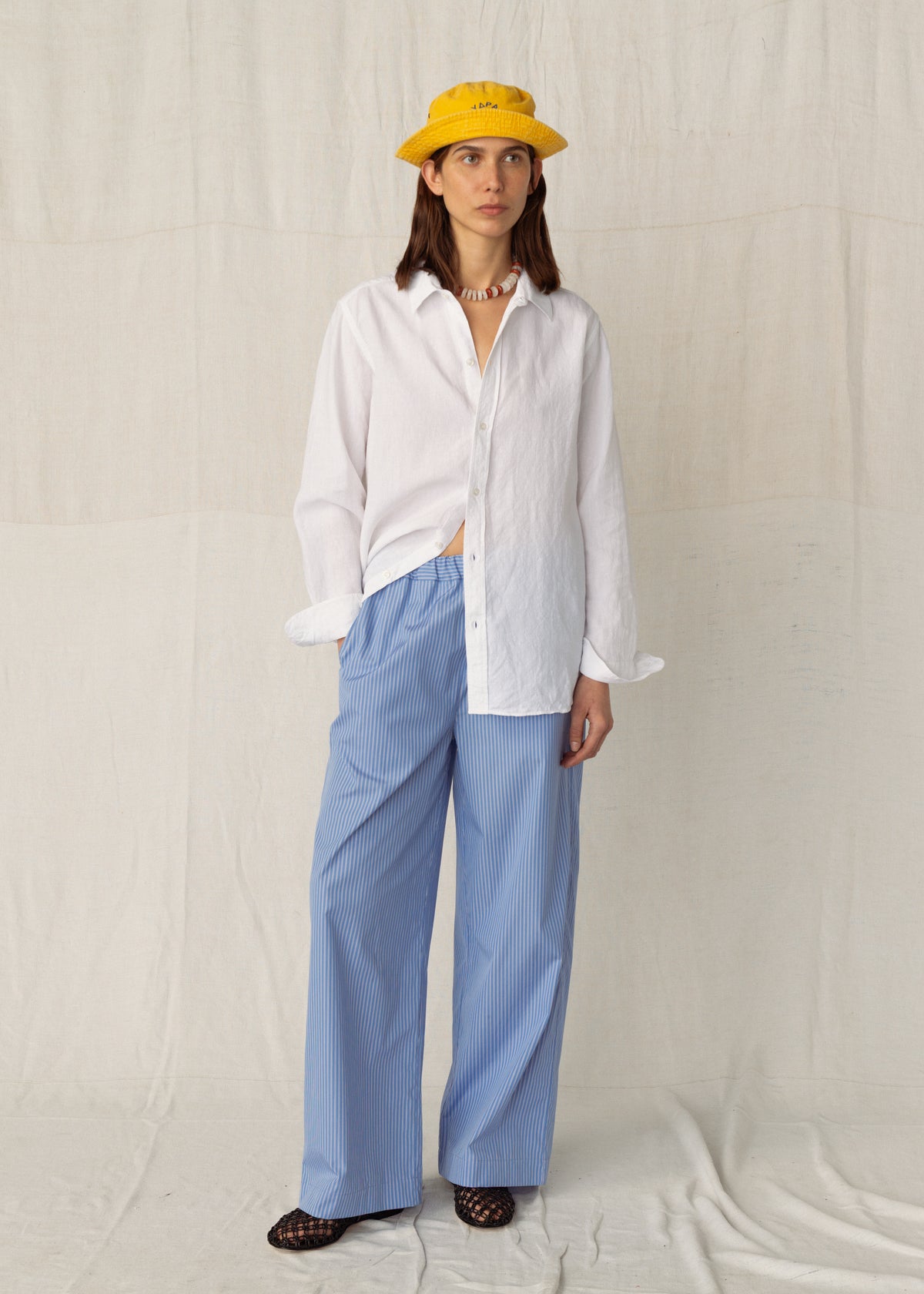 IVAN PALAZZO TROUSERS — DARK NAVY