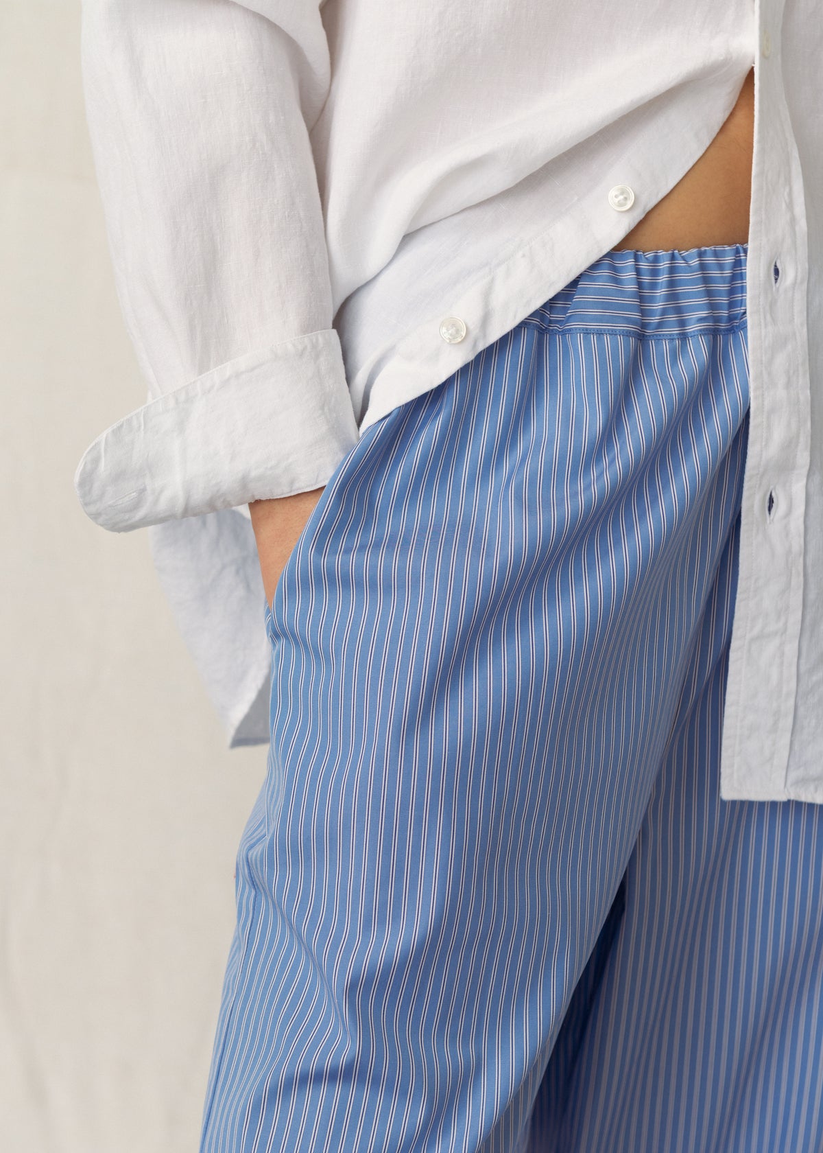 IVAN PALAZZO TROUSERS — DARK NAVY