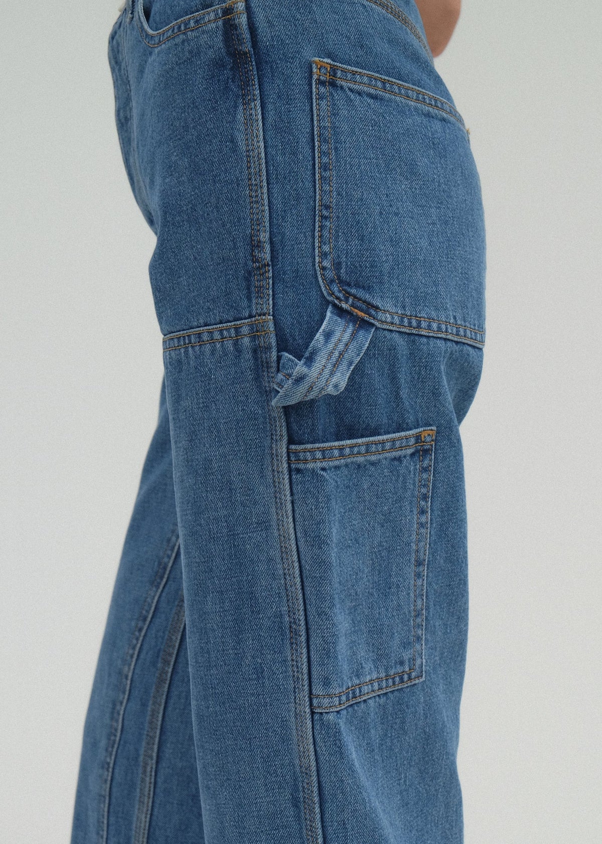 PATCHFRONT HANDY PANTS — DENIM