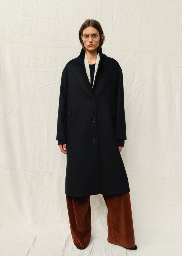 KENNEDY COAT — NAVY
