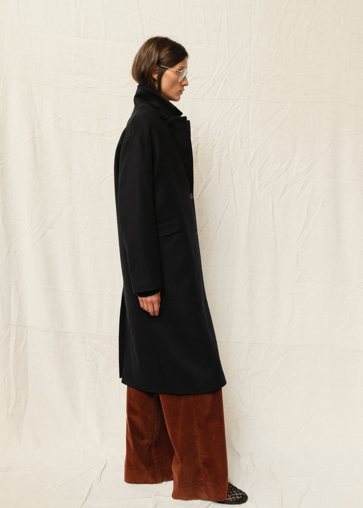 KENNEDY COAT — NAVY
