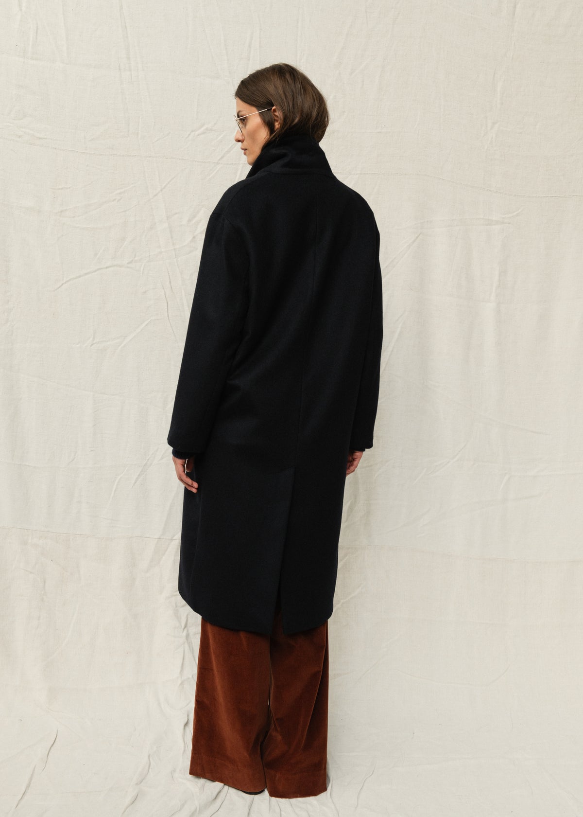 KENNEDY COAT — NAVY
