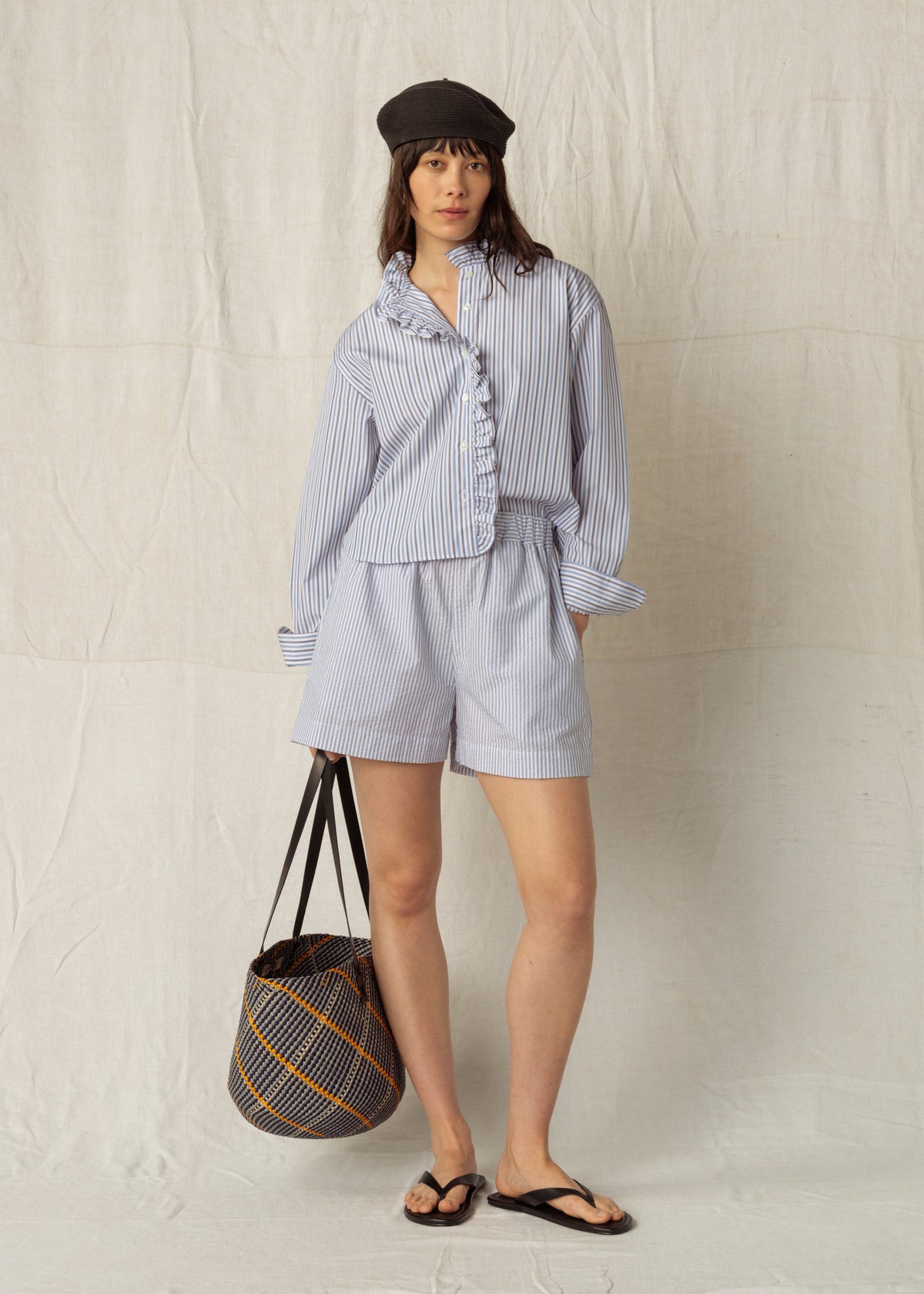 KIRSTY SHIRT — BLUE NAVY