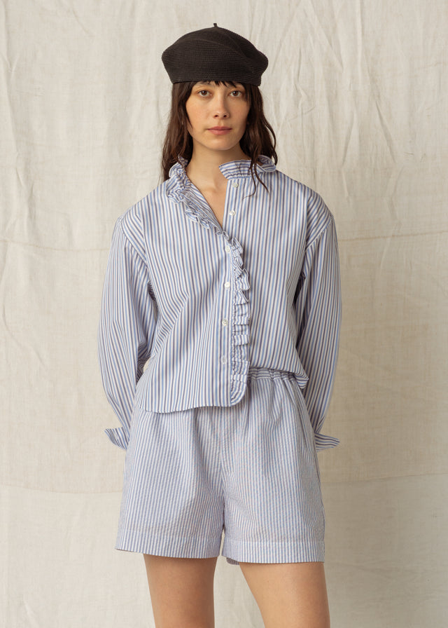 KIRSTY SHIRT — BLUE NAVY