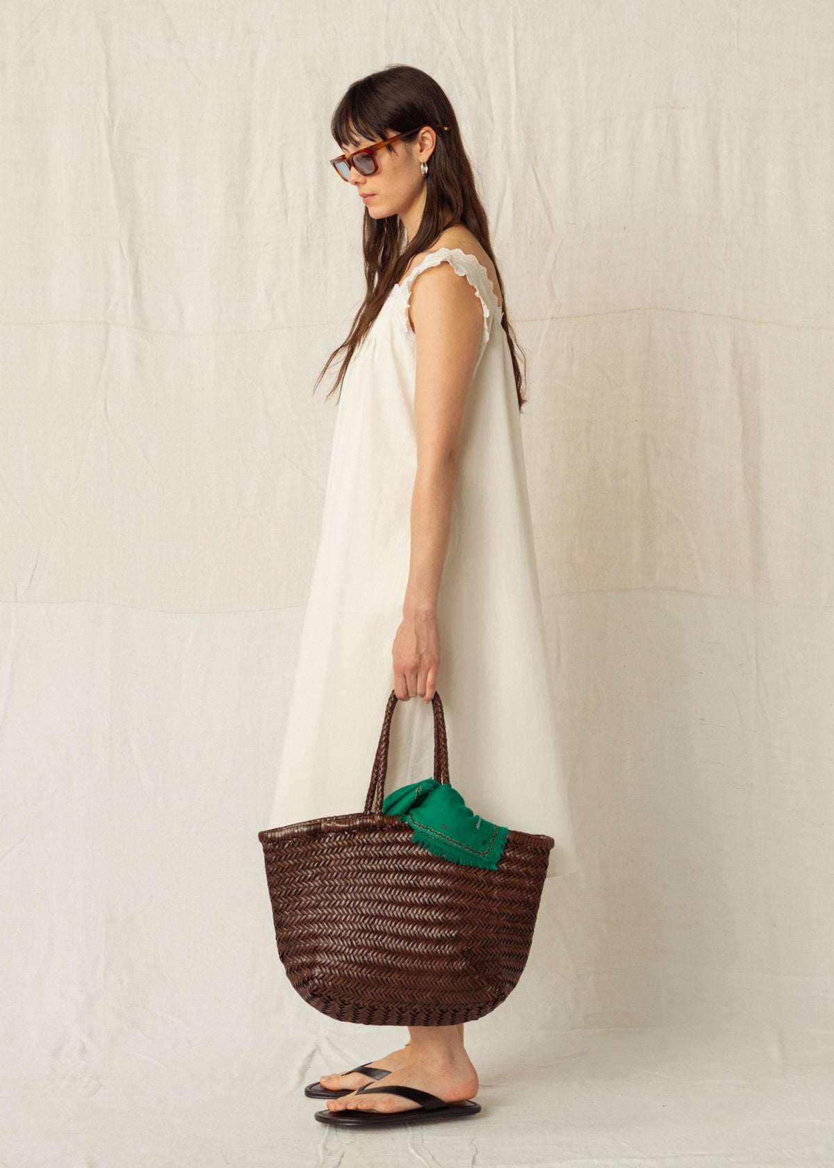 KITTY DRESS — CHALK
