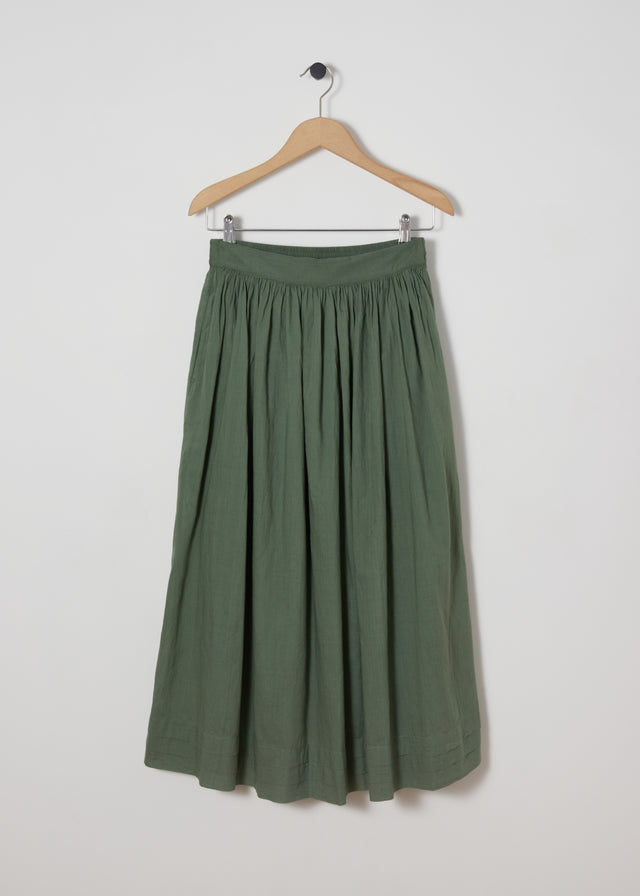 ANEMONE SKIRT — GREEN