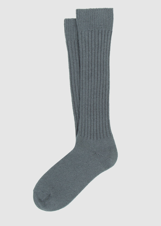 LOKKA LONG SOCKS — ANTHRACITE