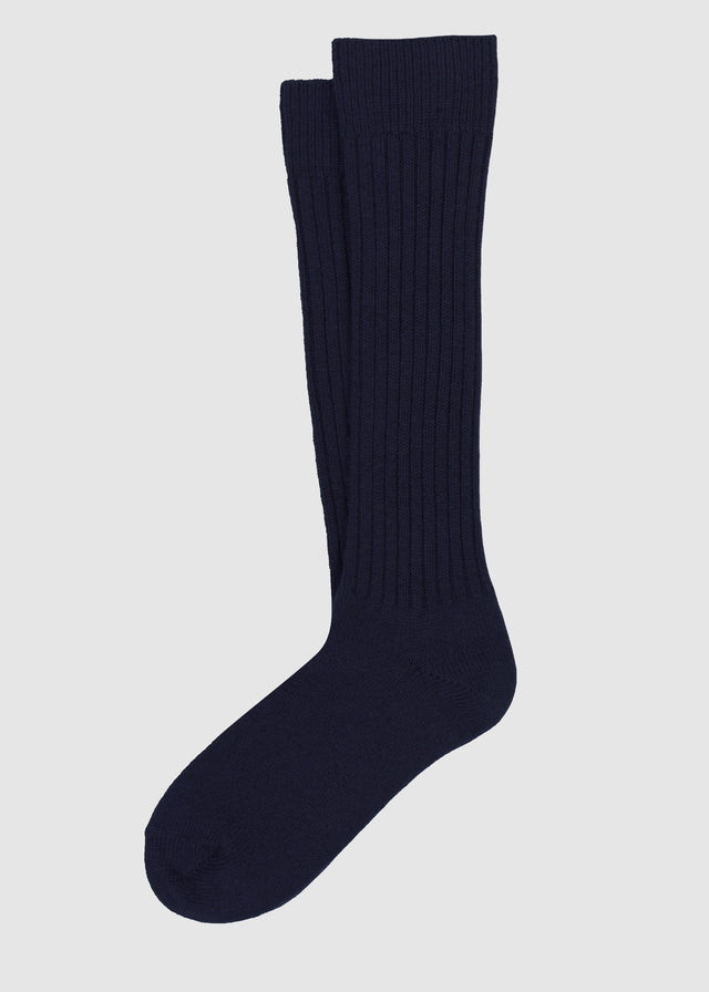 LOKKA LONG SOCKS — NAVY