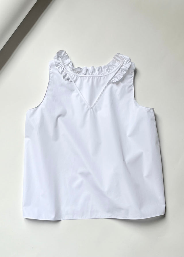 REVERSO TOP — WHITE