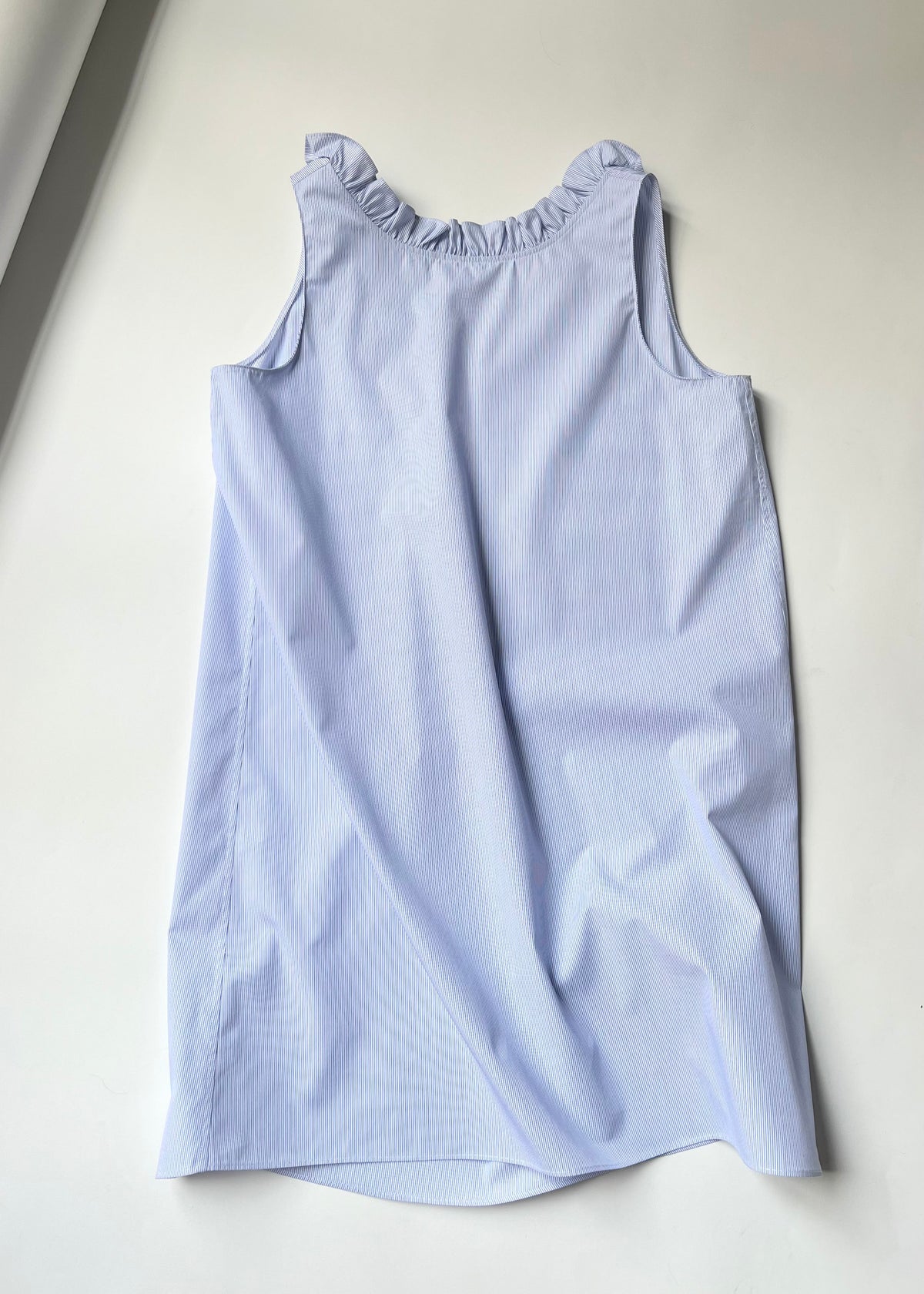 REVERSO DRESS — PINSTRIPE