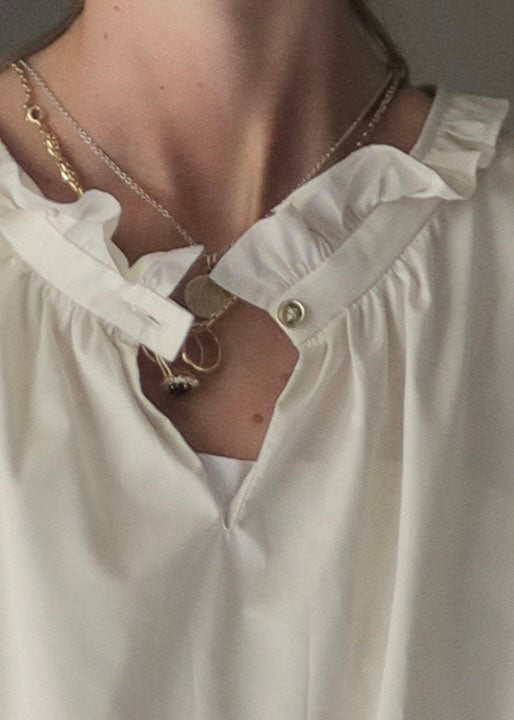 HALO BLOUSE — PALE YELLOW