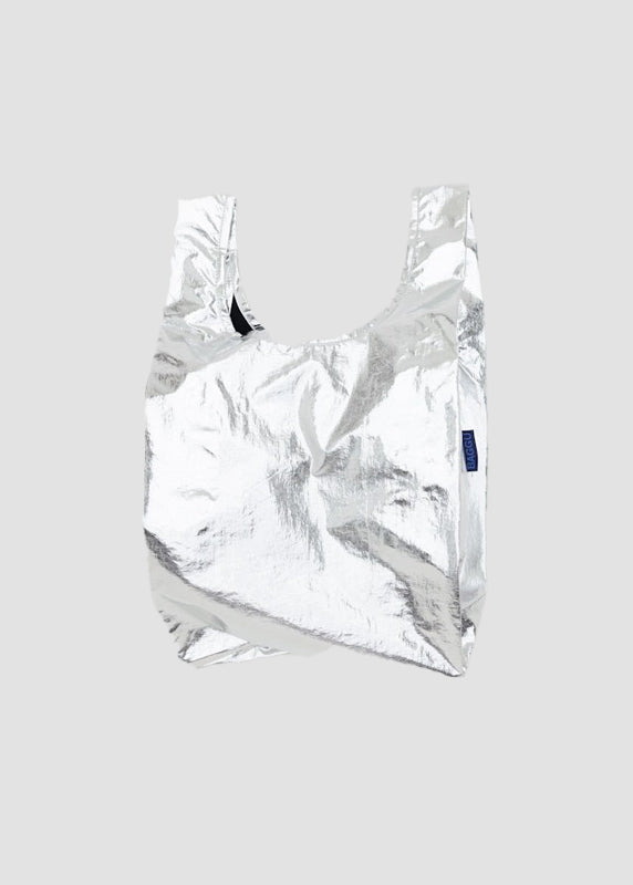 BABY BAGGU — METALLIC SILVER