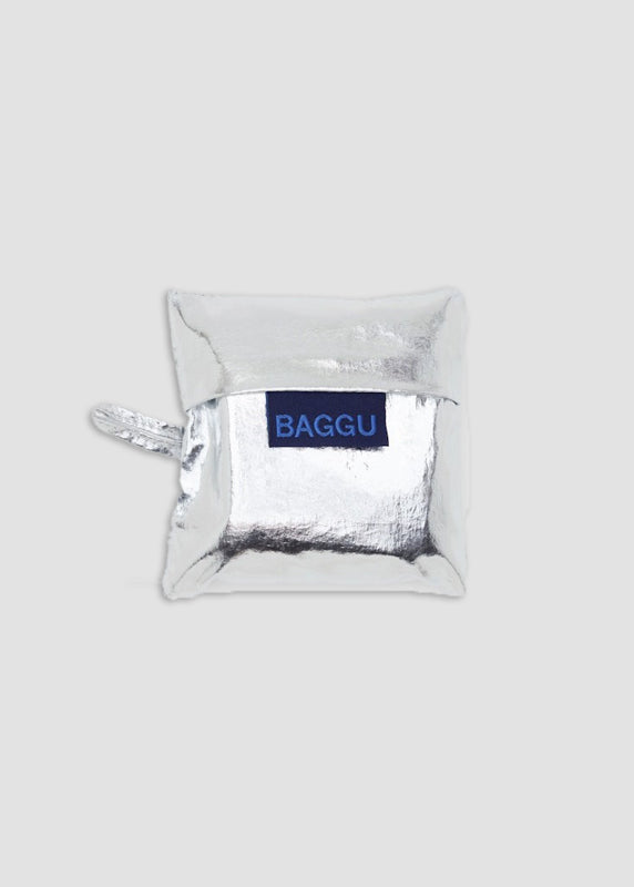 BABY BAGGU — METALLIC SILVER