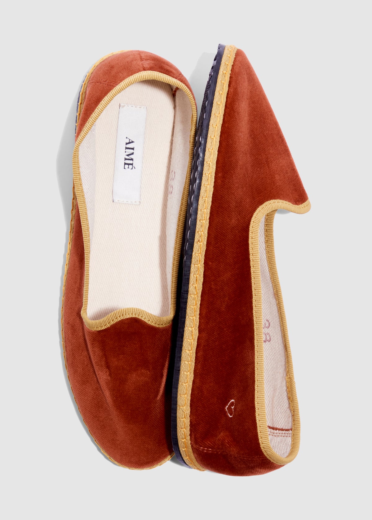 FURLANE VELVET SLIPPERS — RIALTO