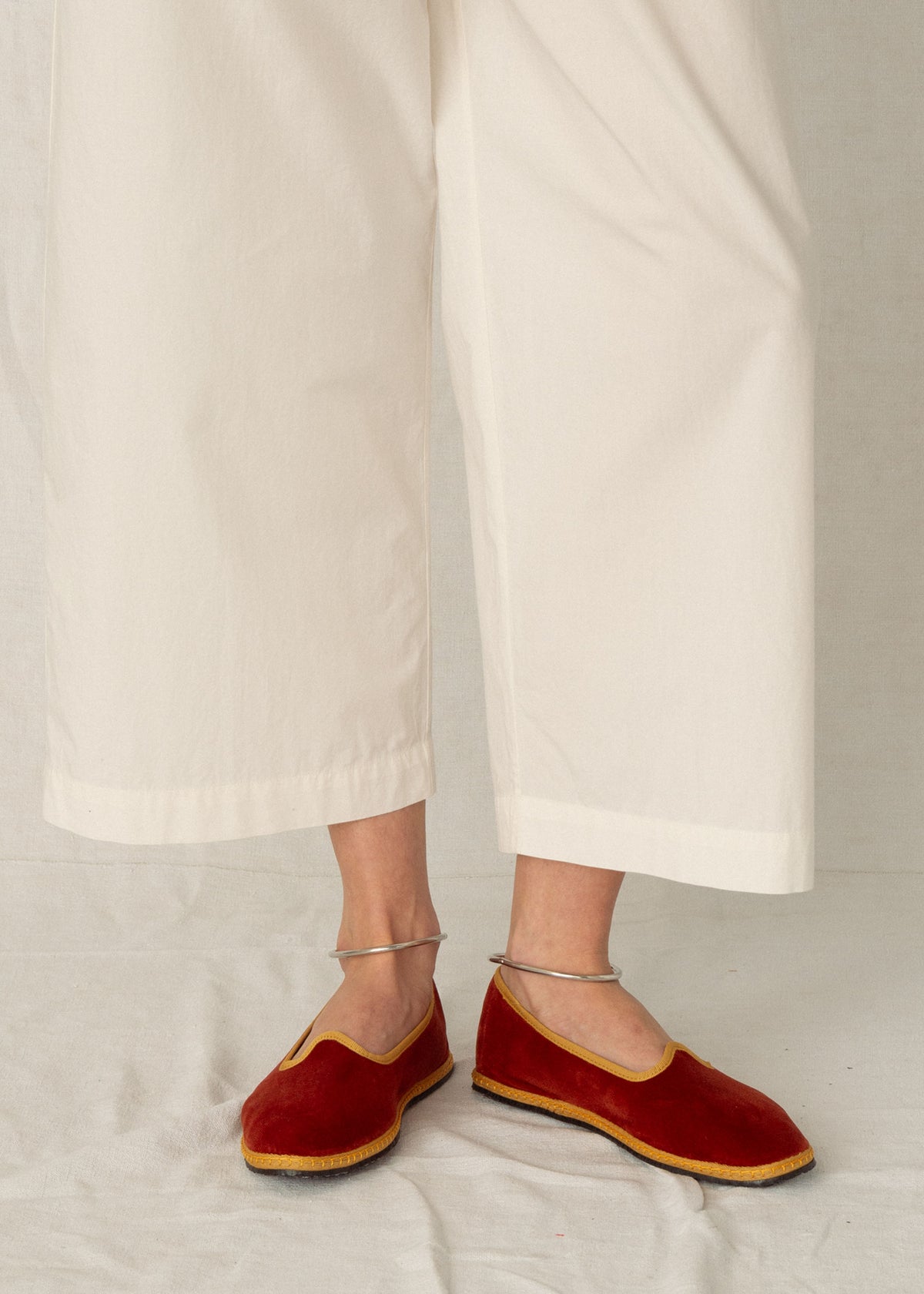 FURLANE VELVET SLIPPERS — RIALTO