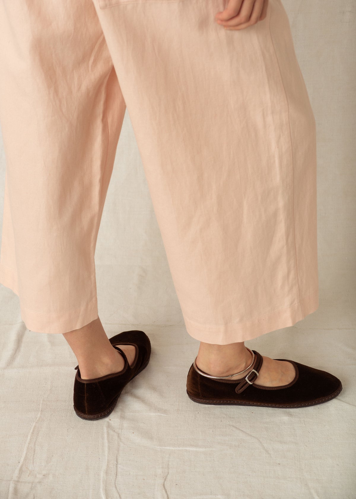 MARY JANE VELVET SLIPPERS — AMERIGO