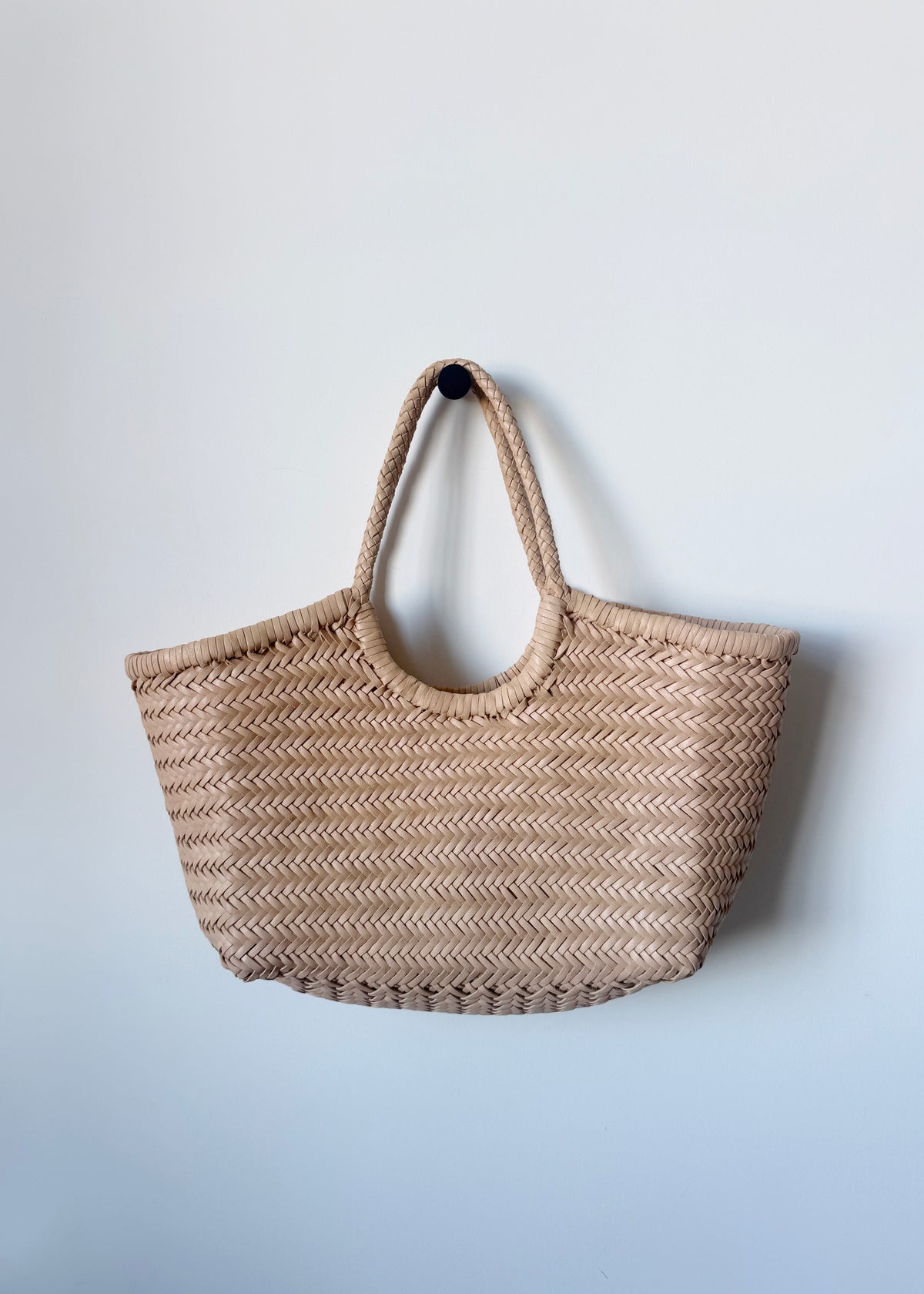 NANTUCKET BASKET BAG — NATURAL
