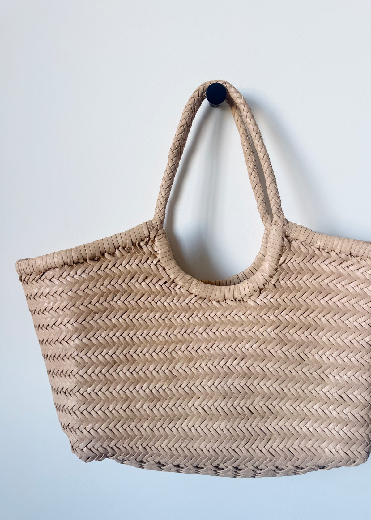 NANTUCKET BASKET BAG — NATURAL