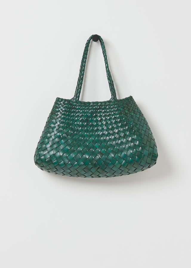 BIG SANTA CROCE BAG — FOREST GREEN