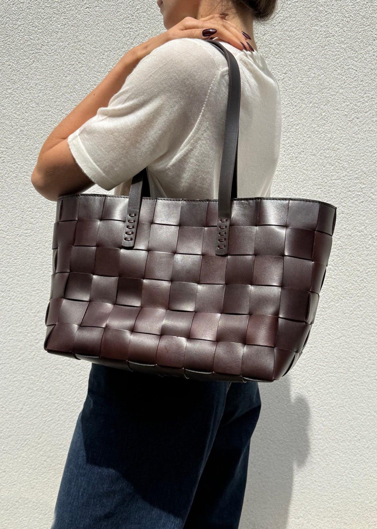 JAPAN TOTE — DARK BROWN