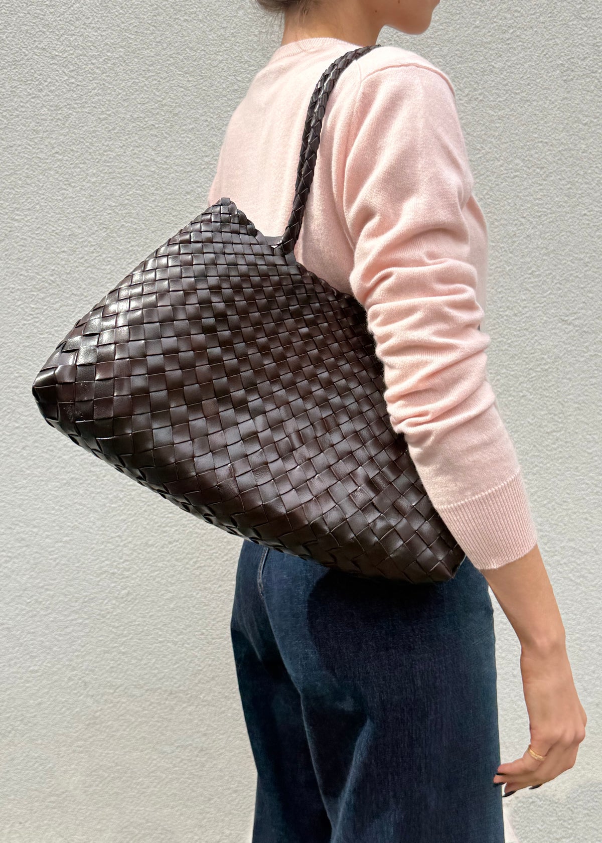 SANTA CROCE BAG — DARK BROWN