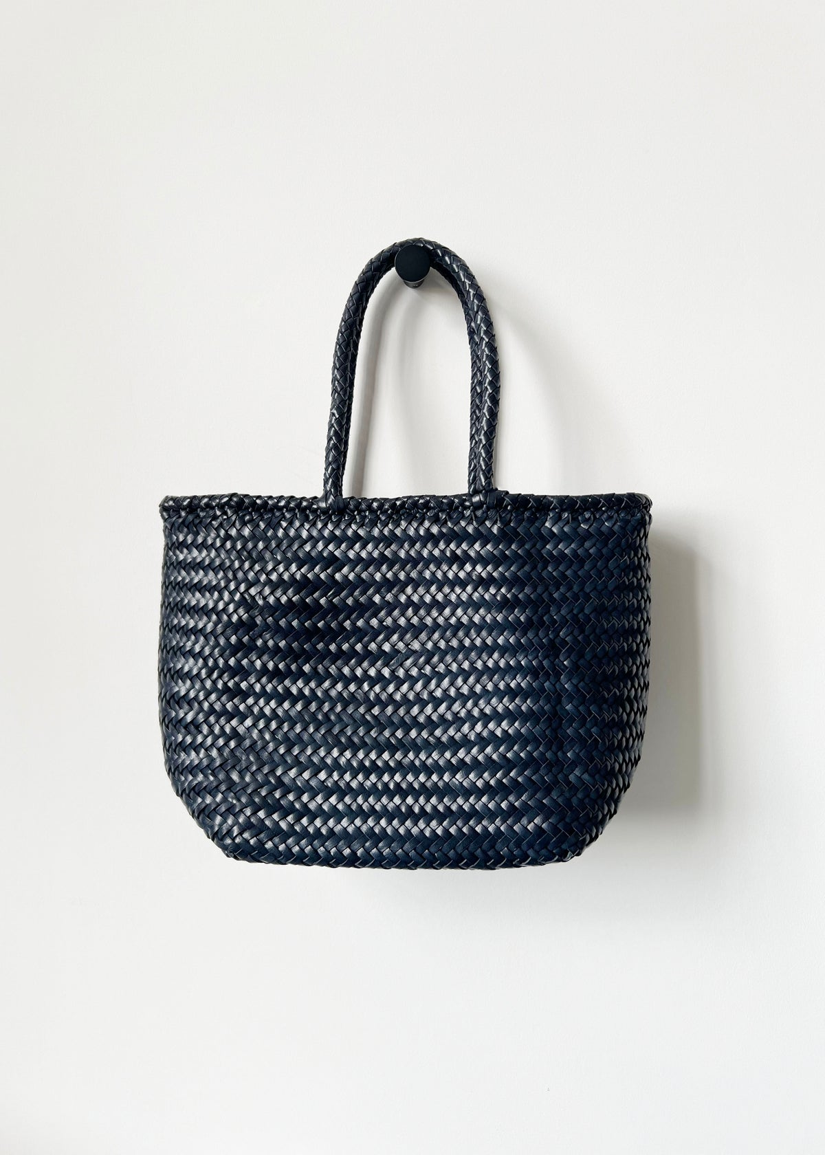 SMALL GRACE BASKET BAG — MARINE