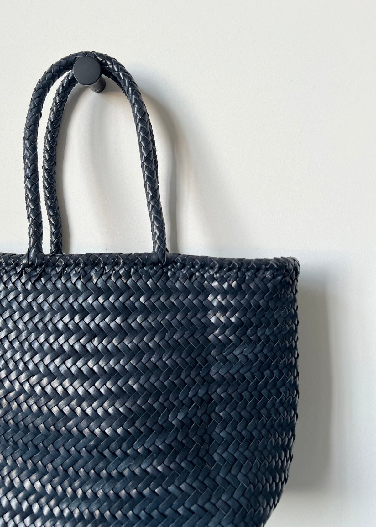 SMALL GRACE BASKET BAG — MARINE