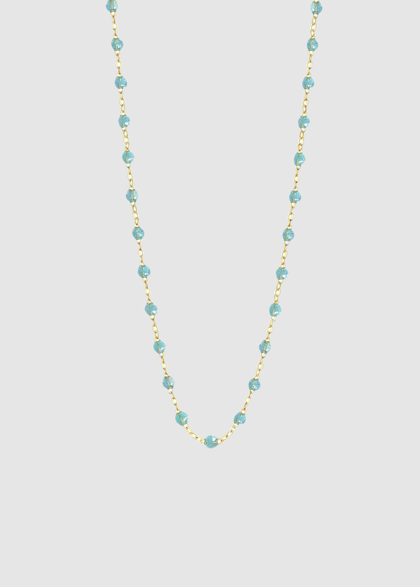 CLASSIC NECKLACE 42CM — AQUA