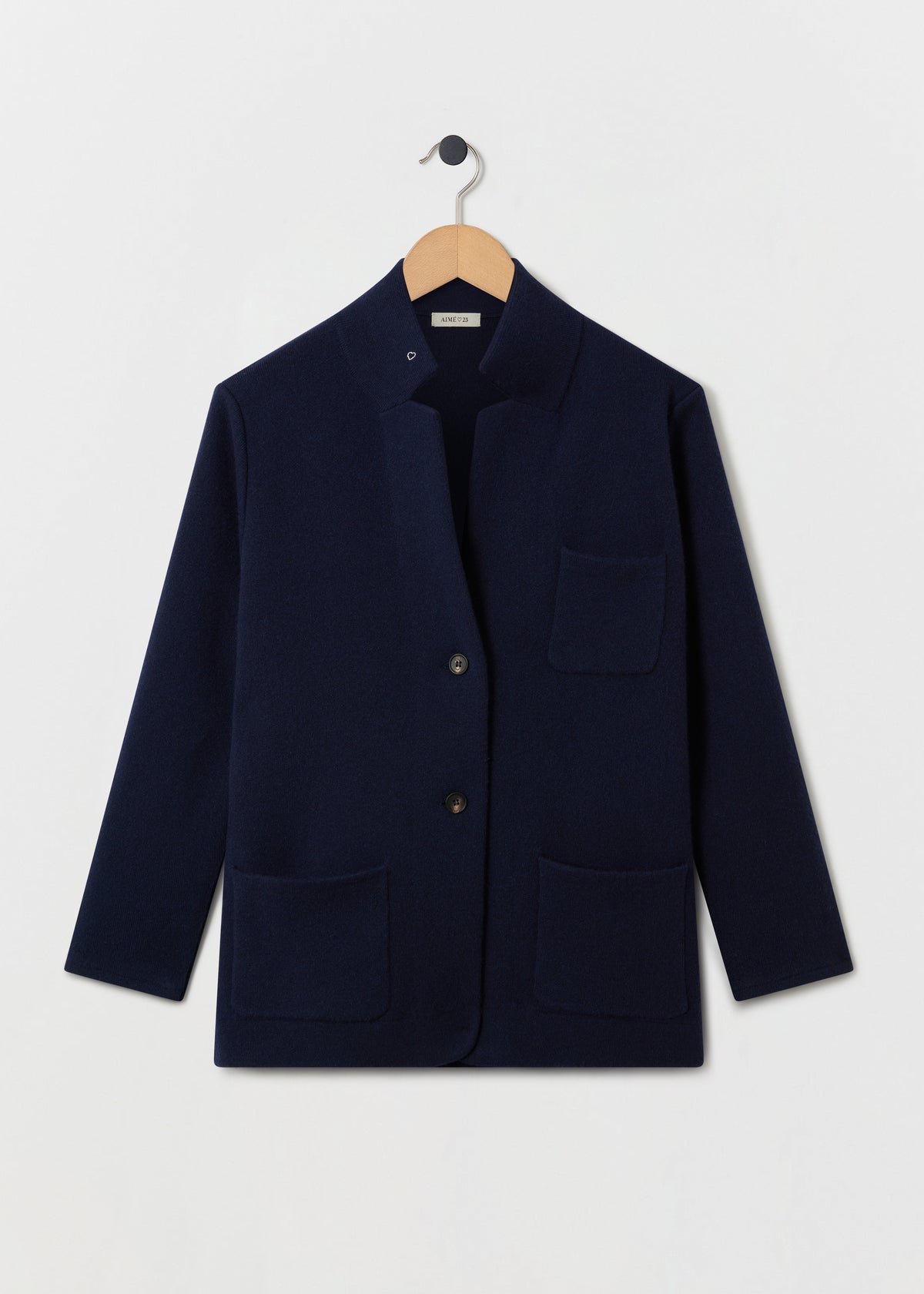 GILDA CASHMERE JACKET — NAVY