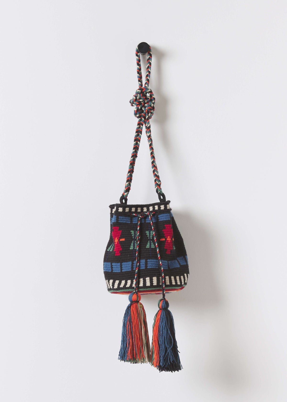 MEDIUM BELLFLOWER CROSSBODY  BAG — TEALGREEN & BLACK