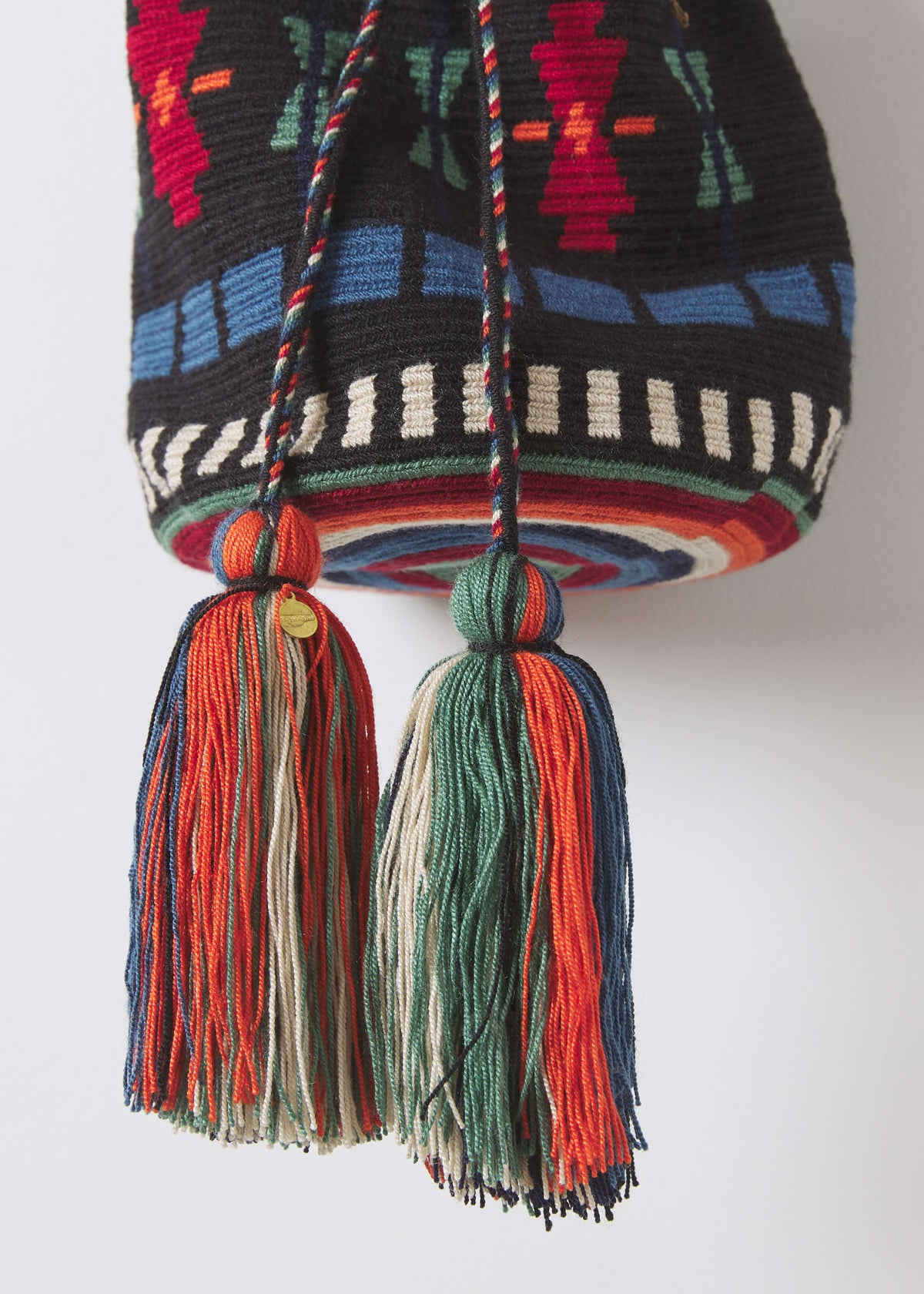 MEDIUM BELLFLOWER CROSSBODY  BAG — TEALGREEN & BLACK