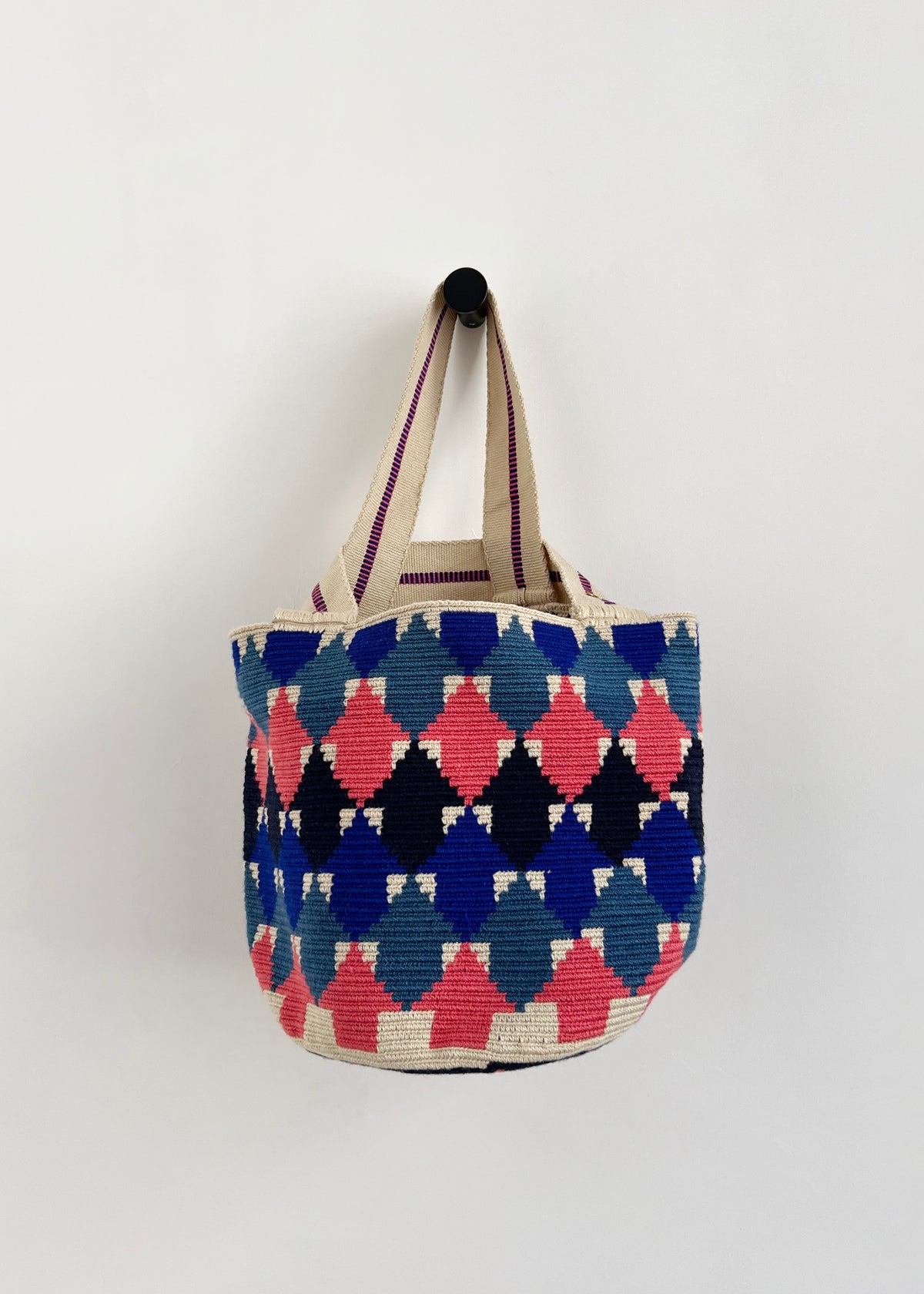 NOA BAG — ROYAL BLUE & PINK