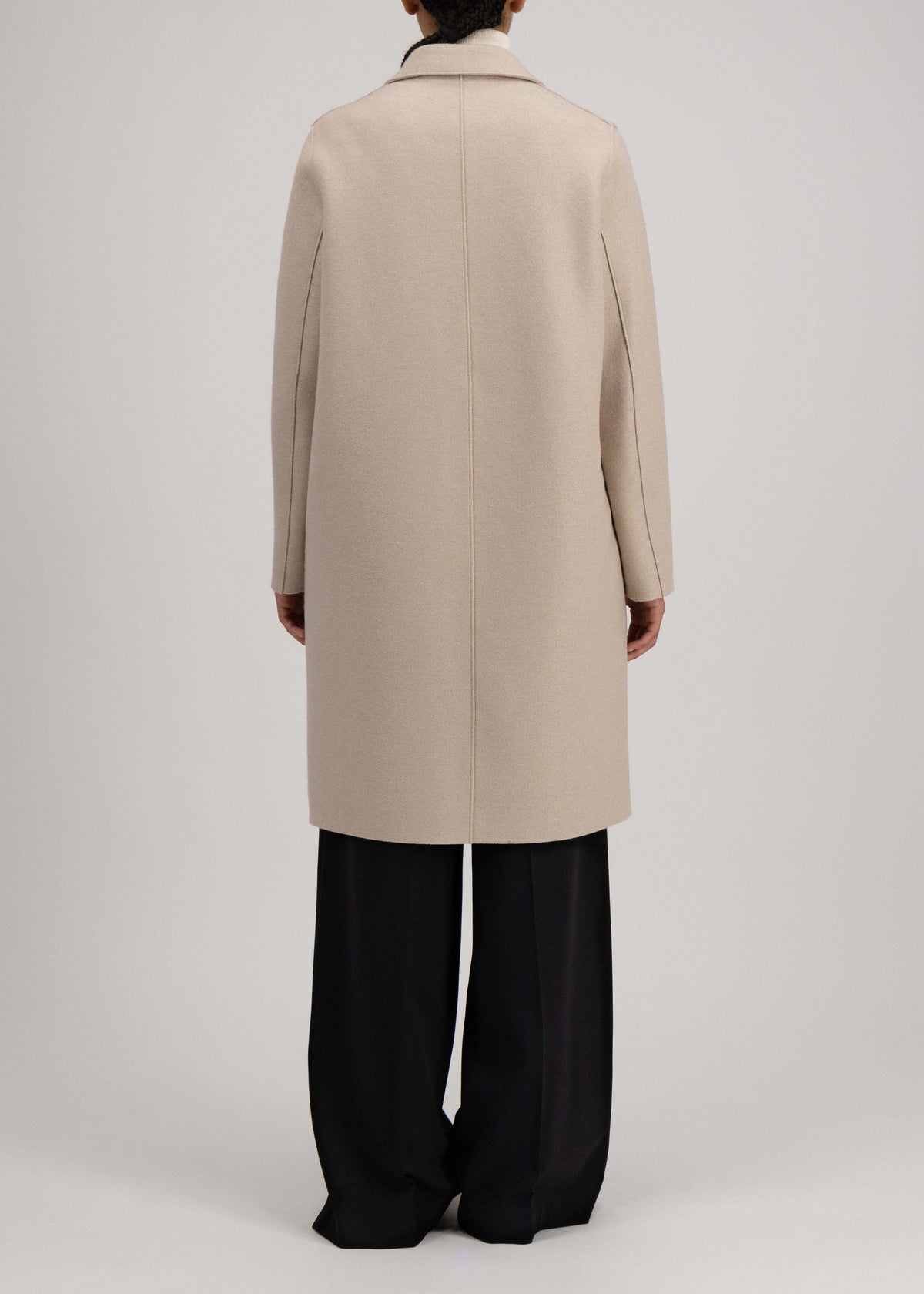 WOOL OVERCOAT — CREAM