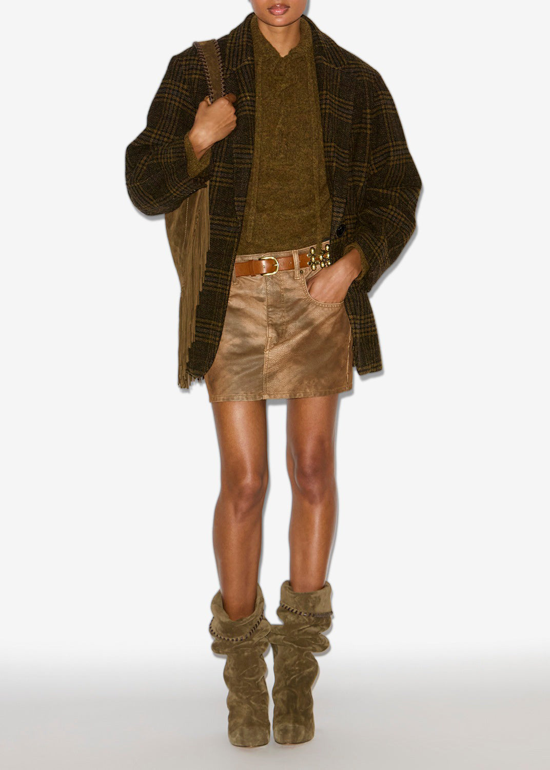 GESINA JACKET — KHAKI
