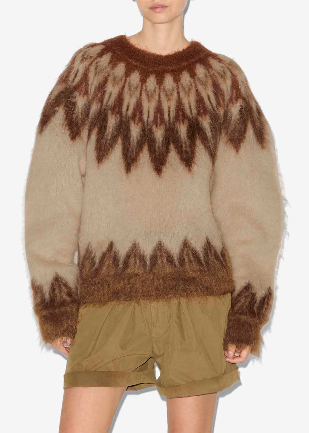 NATANIA PULLOVER — RUST