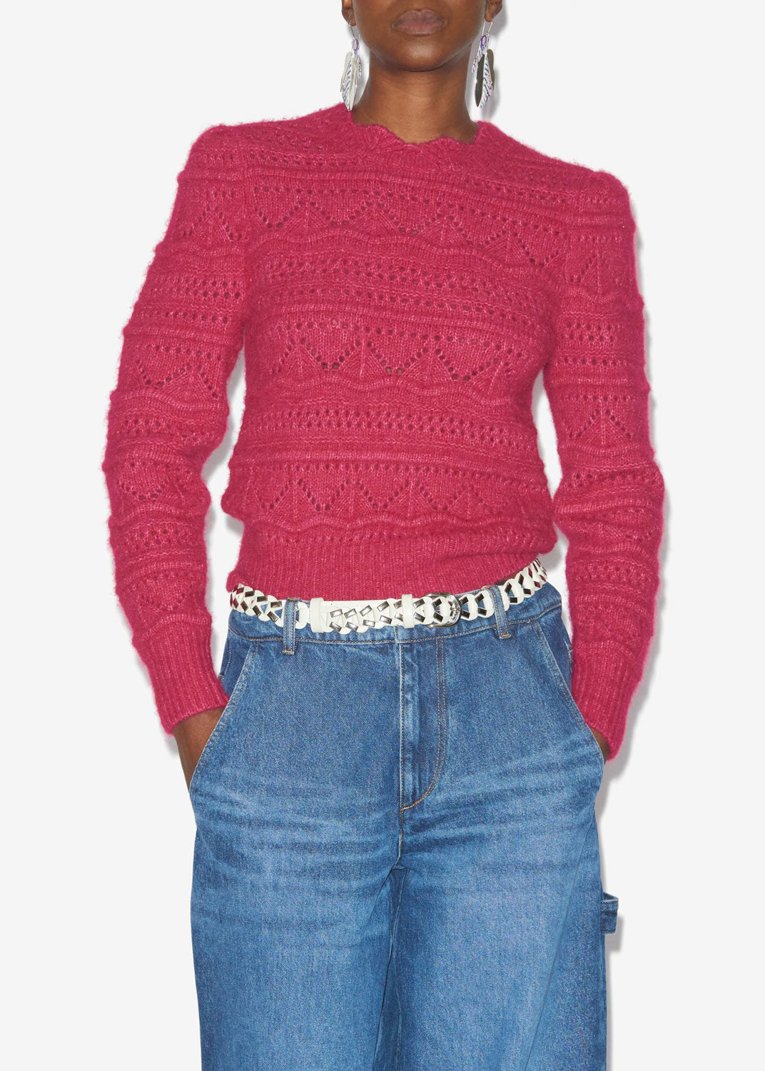 OTHONA JUMPER — RASPBERRY